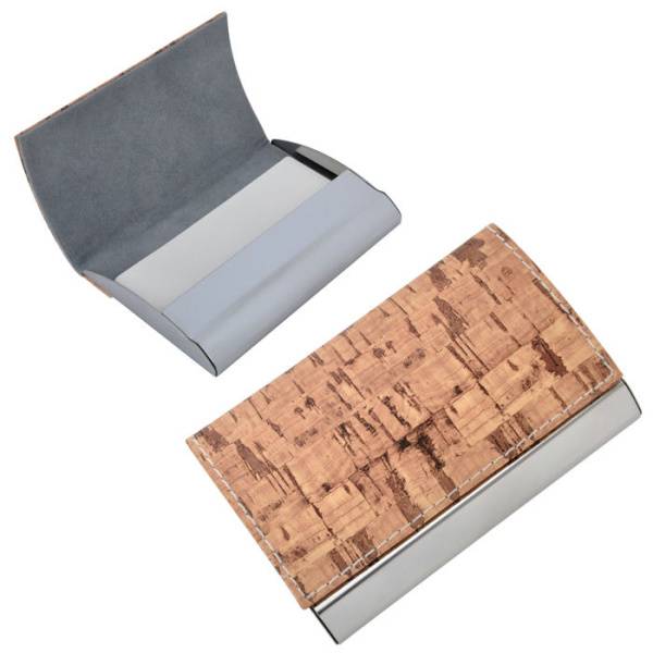 Визитница "Nature" с магнитной застежкой, 9,7х6,3х1,4см,металл