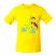 Футболка детская Roller Skates, желтая, 6 лет
