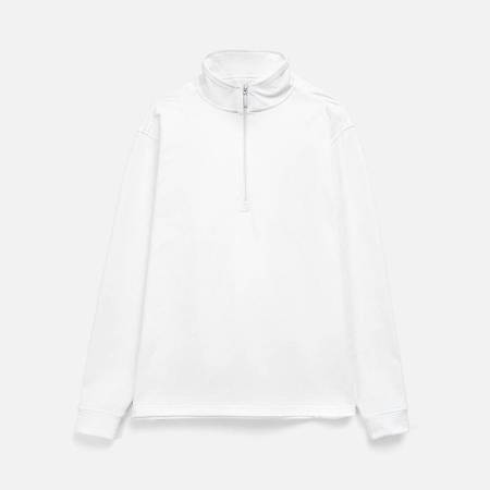 Свитшот на молнии Morfiss, белый