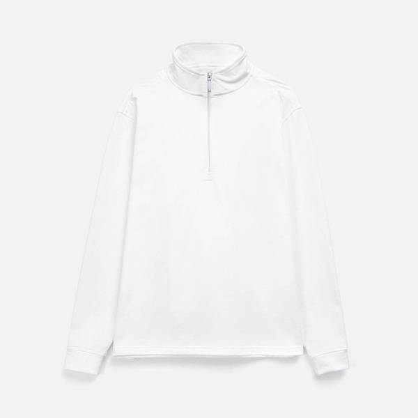 Свитшот на молнии Morfiss, белый