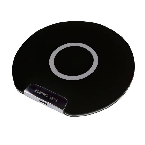 Беспроводное зарядное устройство DISK , белый, D=10,2 см, H=0,6см