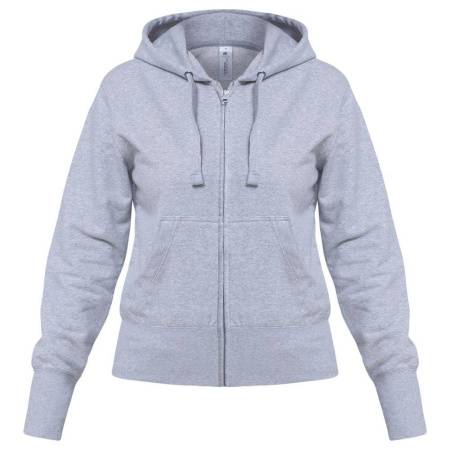 Толстовка женская Hooded Full Zip белая