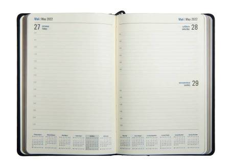 Ежедневник датированный Softie, А5, бордовый, кремовый блок, бордовый обрез