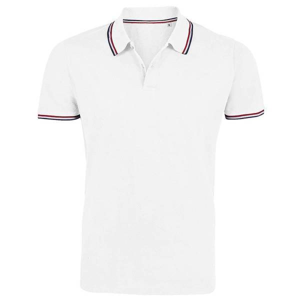Футболка поло "Prestige men", белый_S, 100% х/б