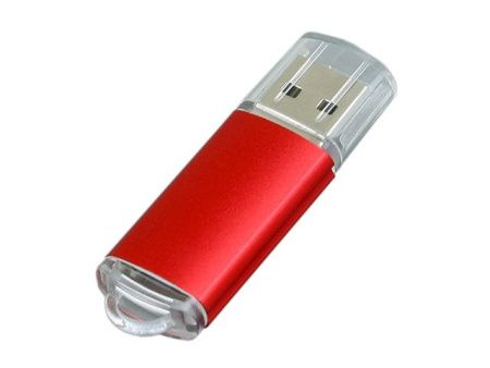 USB 2.0- флешка на 16 Гб с прозрачным колпачком