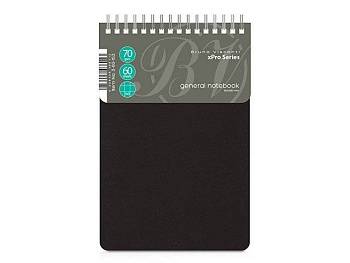 Бизнес - блокнот А5 (135 х 198 мм.) "xPro" 60 л., черный