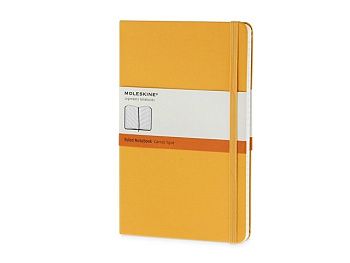 Записная книжка Moleskine Classic (в линейку) в твердой обложке, Large (13х21см), оранжевый Записная книжка Moleskine Classic (в линейку) в твердой обложке, Large (13х21см), оранжевый