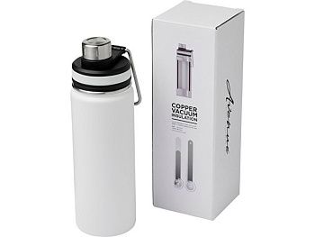 Спортивная бутылка Gessi объемом 590 мл с медной вакуумной изоляцией, белый Спортивная бутылка Gessi объемом 590 мл с медной вакуумной изоляцией, белый