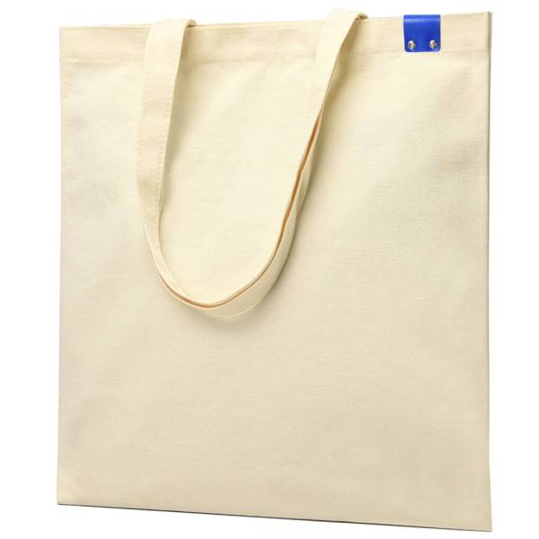 Сумка для покупок IVORY 325 г/м² с PU нашивкой