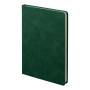 Ежедневник недатированный Muse,зеленый, А5, с декоративной полосой, цвет коричневый