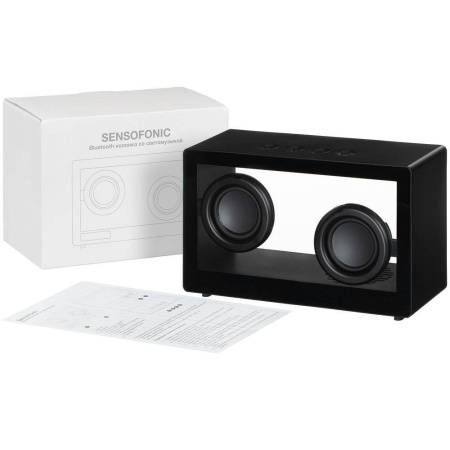Bluetooth-колонка со светомузыкой Sensofonic, черная