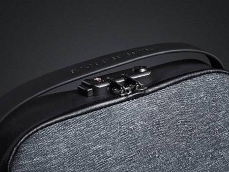 Антикражный рюкзак FlexPackPro для ноутбука 15.6", серый/черный