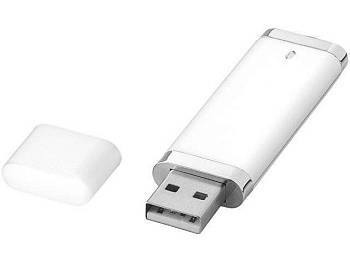 Флеш-карта "Flat" USB 2.0 на 4 Гб, белый Флеш-карта "Flat" USB 2.0 на 4 Гб, белый
