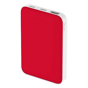 Внешний аккумулятор Fluffy, 5000 Mah, красный Внешний аккумулятор Fluffy, 5000 Mah, красный