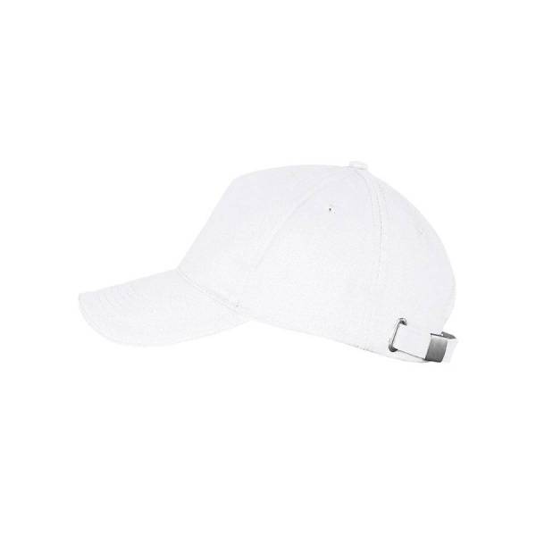 Бейсболка "LONG BEACH", 5 клиньев, метал. застежка, бежевый, 100% хлопок