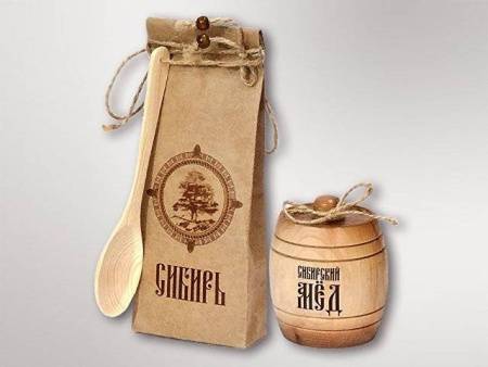 Подарочный набор "Лесная пасека", бежевый