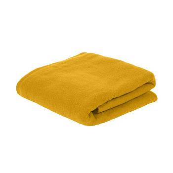 Плед PLAIN, жёлтый, 100х140 см, флис 150 гр/м2