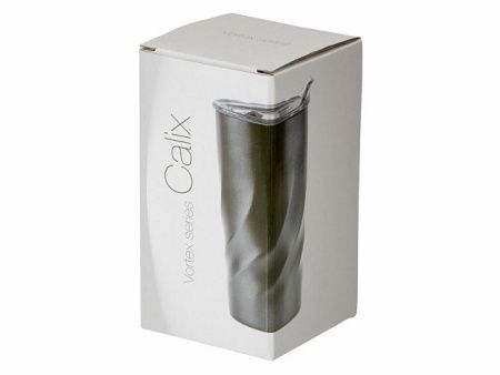 Вакуумная термокружка с медной изоляцией «Calix», 400 мл, серый