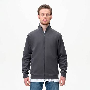 Толстовка на молнии ASTIN, антрацит, размер M