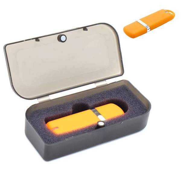 Флешка Shape с покрытием Софт Тач в футляре