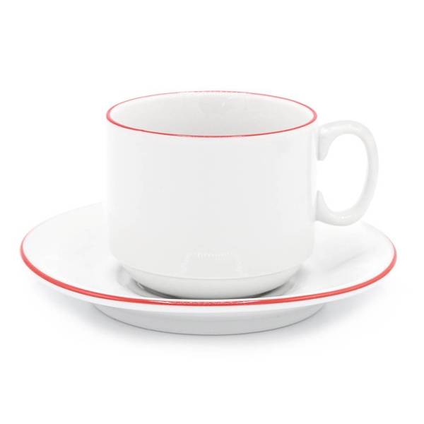 Чайная пара фарфоровая 220см³ экспресс Палитра, синий