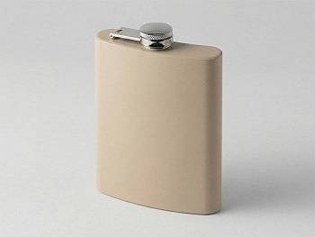 Фляжка 240 мл Remarque soft touch, 304 сталь, бежевый