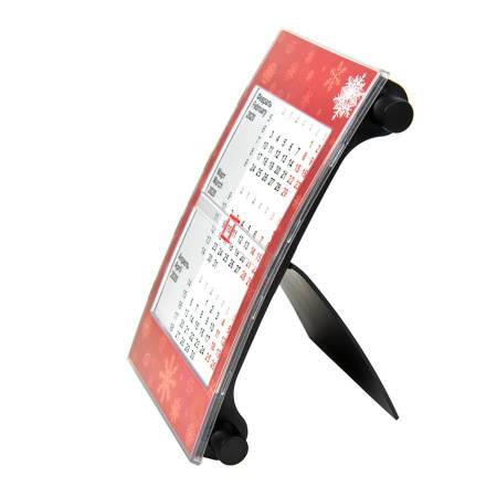 Календарь настольный на 2 года, размер 18,5*11 см, цвет- белый, пластик