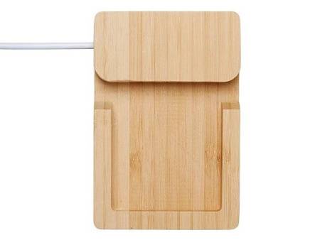 USB хаб «Memo», 2*USB, 2*Type C, бамбук