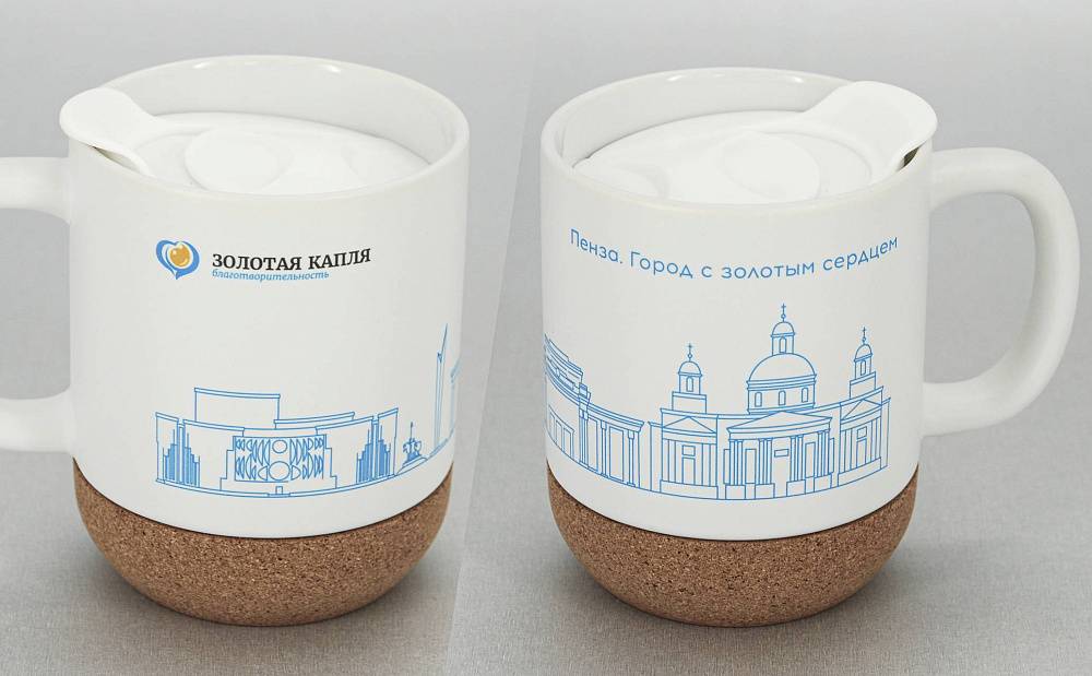 брендирование посуды кружки