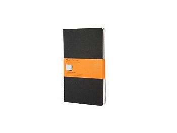 Записная книжка Moleskine Cahier (в линейку, 3 шт.), Large (13х21см), черный Записная книжка Moleskine Cahier (в линейку, 3 шт.), Large (13х21см), черный