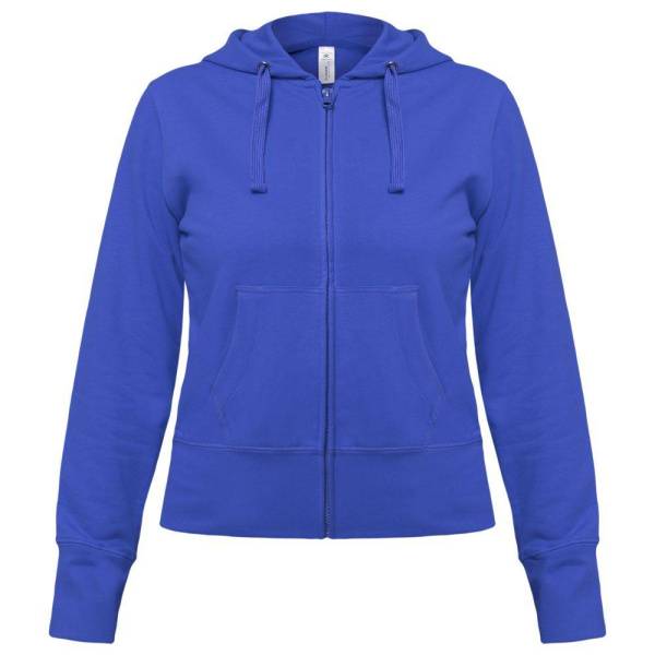 Толстовка женская Hooded Full Zip белая