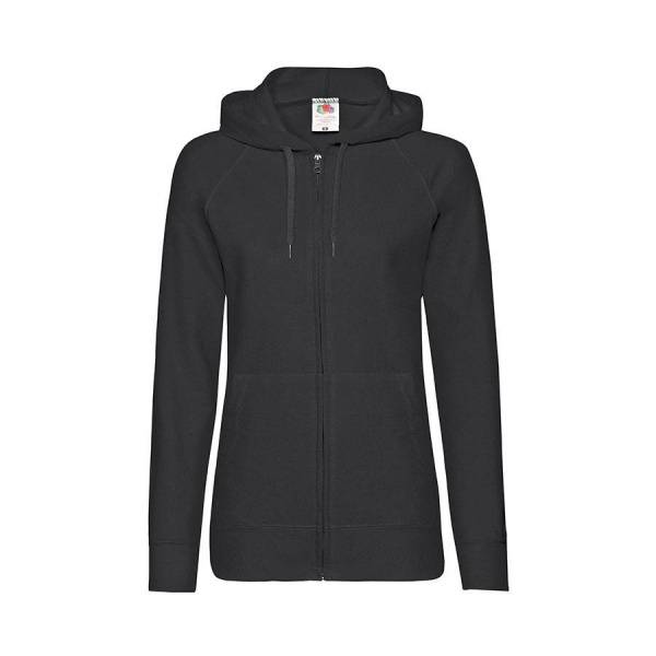 Толстовка без начеса "Ladies Lightweight Hooded Sweat", белый, XS, 80% х/б 20% полиэстер