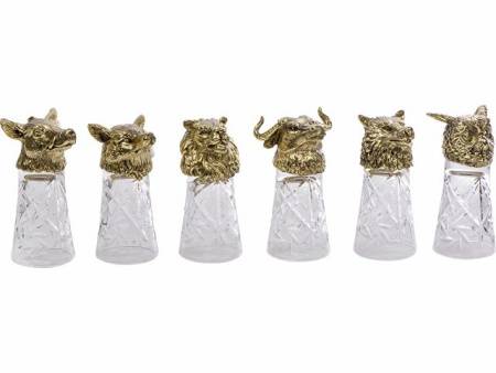 Подарочный набор "Русская охота", темно-коричневый/молочный