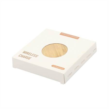 Беспроводное зарядное устройство Bamby 10W, натуральный
