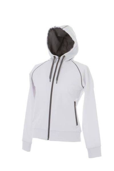 Толстовка женская "SIVIGLIA" ,белый,S, 80% полиэстер, 20% хлопок