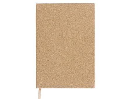 Блокнот из пробки А5 "Passiflora", твердая обложка, 80 листов 80 гр/м2 переработанной белой бумаги,