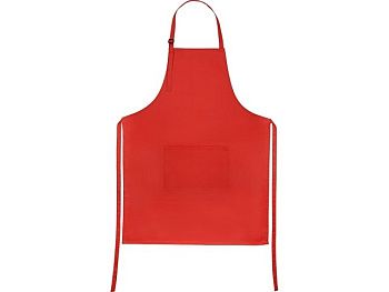 Хлопковый фартук 180gsm, красный Хлопковый фартук 180gsm, красный