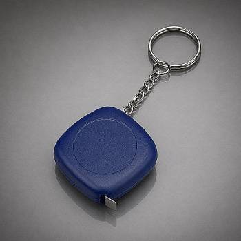Брелок-рулетка 1м "Block", синий