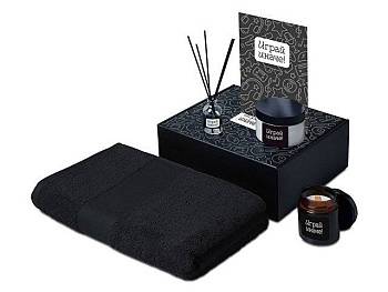 Подарочный набор «Re:y. Care» с полотенцем, солью для ванны и диффузором