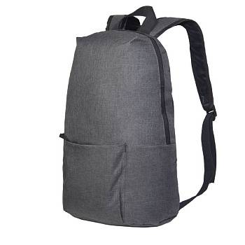 Рюкзак BASIC, серый меланж, 27x40x14 см, oxford 300D Рюкзак BASIC, серый меланж, 27x40x14 см, oxford 300D