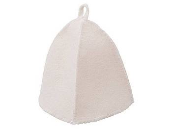 Шапка для бани и сауны "Healing", белая