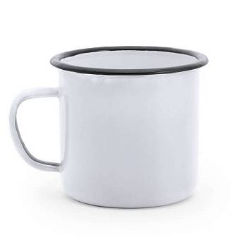 Металлическая кружка ANON, Белый