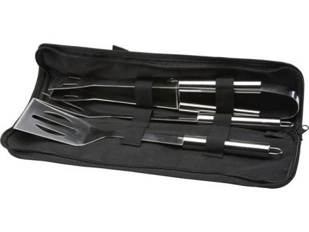 Barcabo Набор для барбекю из 3 предметов, серебристый Barcabo Набор для барбекю из 3 предметов, серебристый