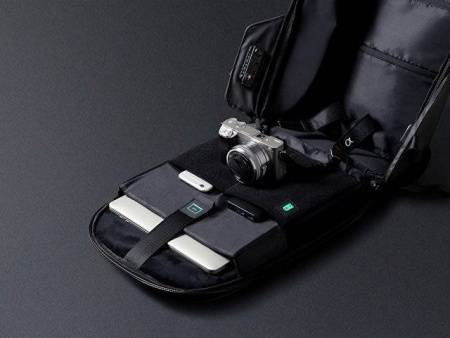 Водостойкий антикражный рюкзак Hipack для ноутбука 15.6", черный