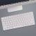 Беспроводная клавиатура Air Keyboard для MAC, Windows, 500 мАч, алюминий, белый, Deppa