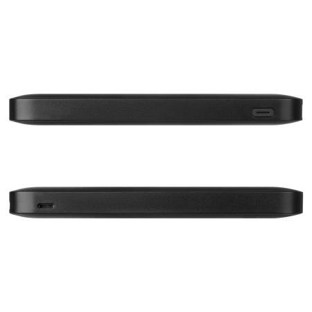 Внешний аккумулятор с подсветкой, Optima, 10000 mAh, черный