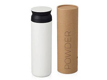 Вакуумный термос "Powder" 500 мл, тубус, белый Вакуумный термос "Powder" 500 мл, тубус, белый