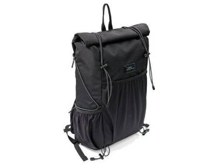 Легкий складывающийся рюкзак-мессенджер "Venturer Eco", черный