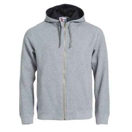 Толстовка мужская Classic Hoody Full Zip, меланж _S, 85% хлопок, 15% вискоза