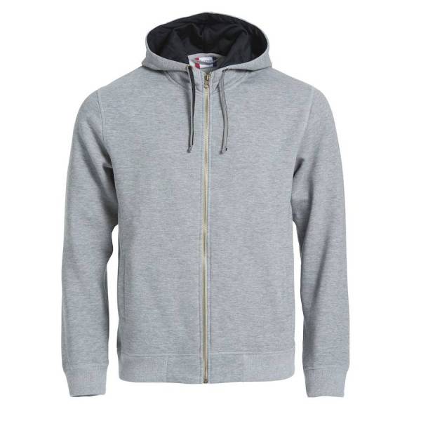Толстовка мужская Classic Hoody Full Zip, меланж _S, 85% хлопок, 15% вискоза